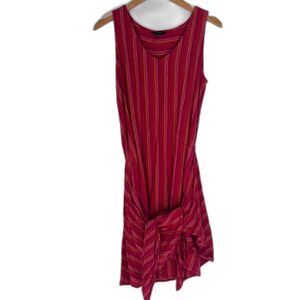 Anthropologie Drew Morgan Sleeveless Linen Blend Sarong Dress Size Small